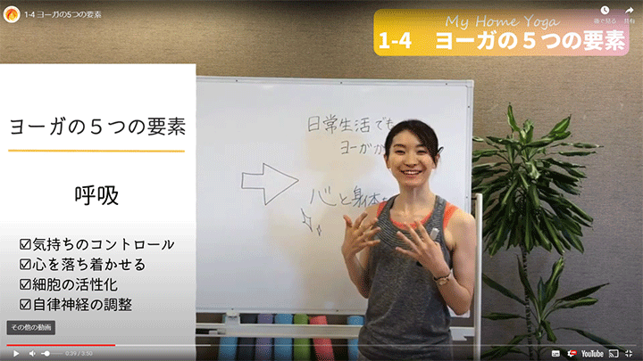 マイホームヨガ資格動画